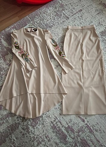Rabia şamlı Etekli takım  - Görsel 4