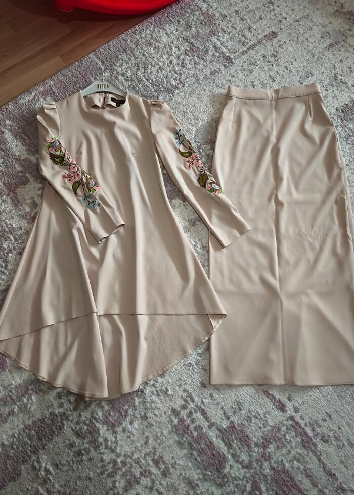 Rabia şamlı Etekli takım  - Görsel 4