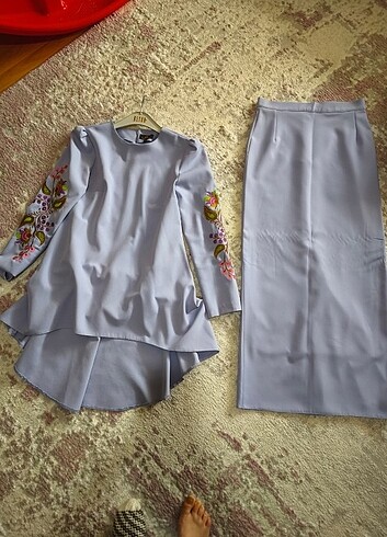 Rabia şamlı Etekli takım  - Görsel 3