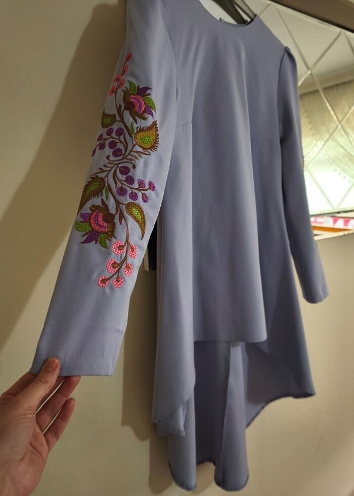 Rabia şamlı Etekli takım  - Görsel 2