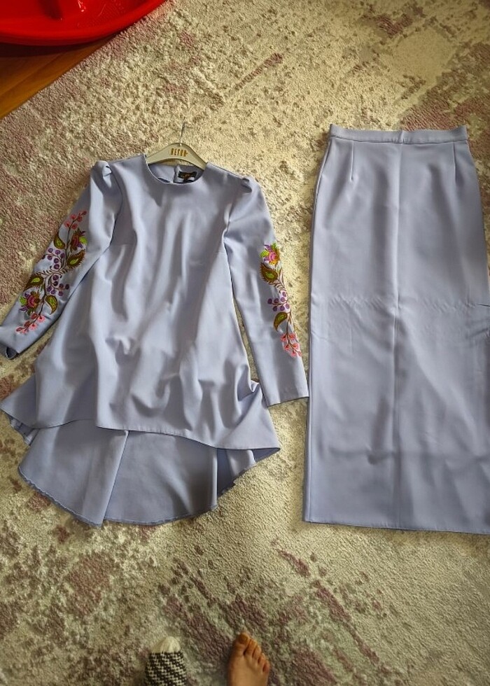 Rabia şamlı Etekli takım  - Görsel 3