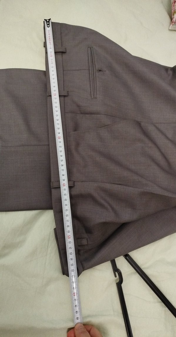 Gri Erkek Ofis Pantolonu Regular Fit - Görsel 5