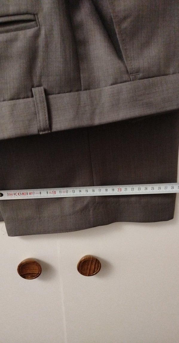 Gri Erkek Ofis Pantolonu Regular Fit - Görsel 4