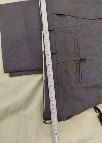 Gri Kemerli Erkek Ofis Pantolonu - Görsel 5