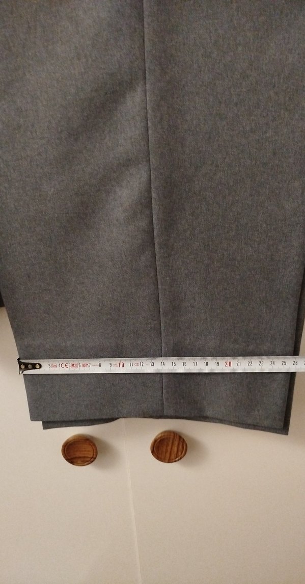 Gri Kemerli Erkek Ofis Pantolonu - Görsel 3