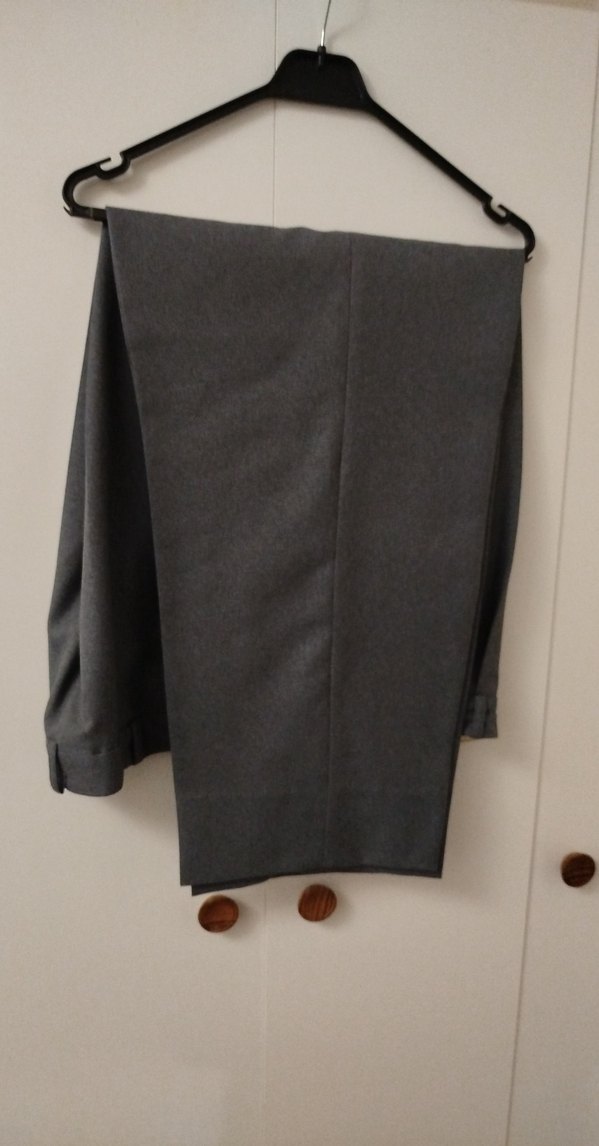 Gri Kemerli Erkek Ofis Pantolonu - Görsel 2