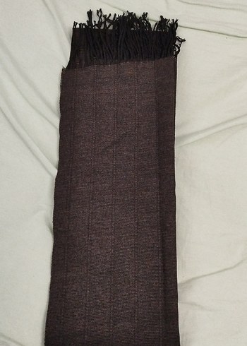 Erkek Uzun Kahverengi Bohem Atkı - Görsel 4