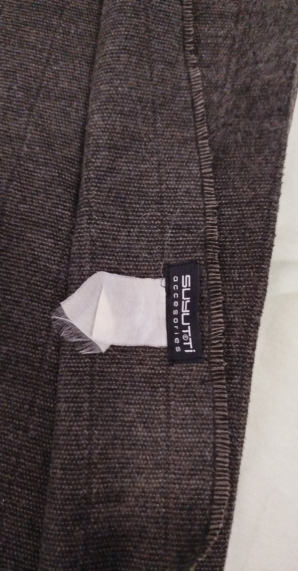 Erkek Uzun Kahverengi Bohem Atkı - Görsel 2