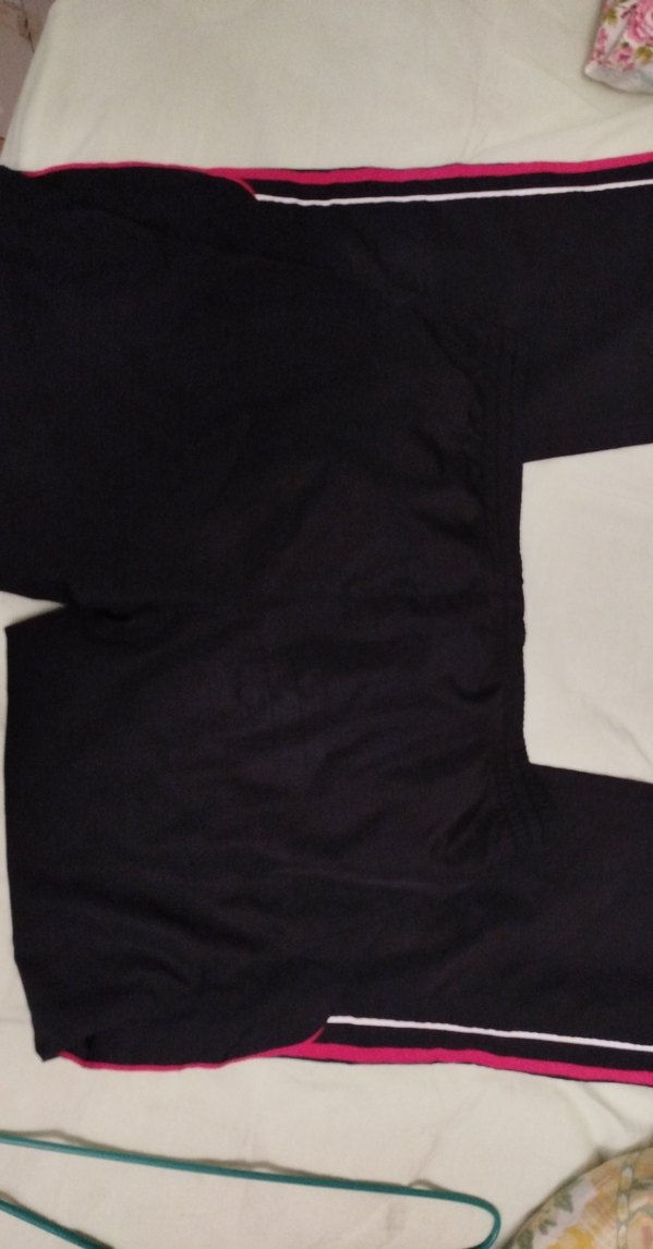 Fermuarlı cepli, Pembe Şeritli Kadın Eşofman Altı - Görsel 5