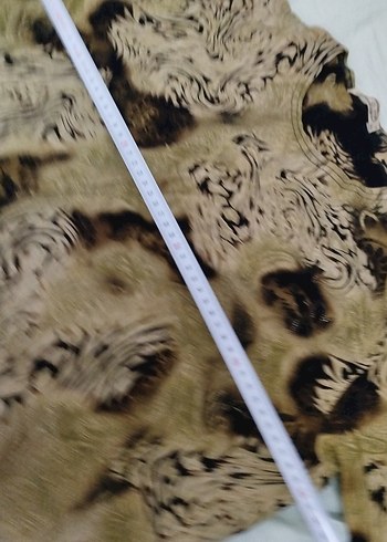 Kahverengi Batik Desenli Kadın Bluz - Görsel 3