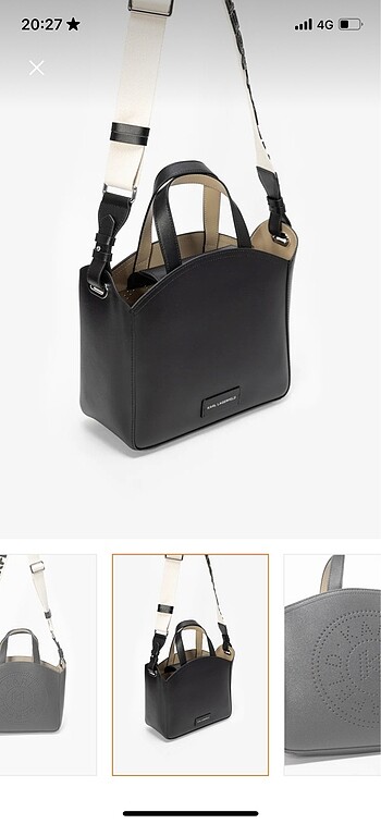 Karl lagerfeld kol çantası - Görsel 5