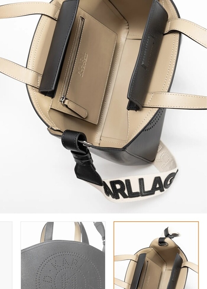 Karl lagerfeld kol çantası - Görsel 3