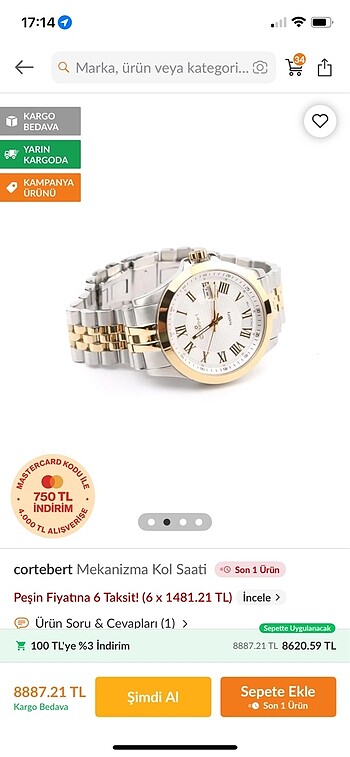 Cortebert saat - Görsel 7