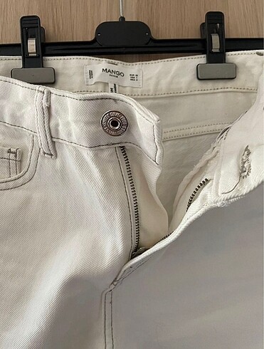 32 Beden Mango ekru jean