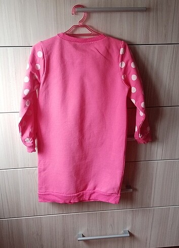 6 Yaş Beden pembe Renk Sweat elbise