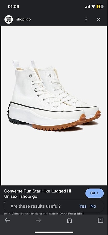 Orjinal Converse Beyaz Sneaker