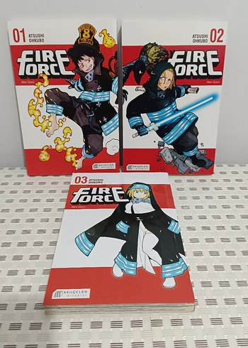 Fire Force Mangası Cilt 1-3 Set - Görsel 3