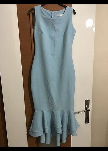 Balık mavi elbise 