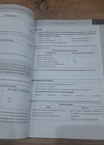 Muessir 2024 Borçlar Hukuku Soru Bankası - Görsel 3