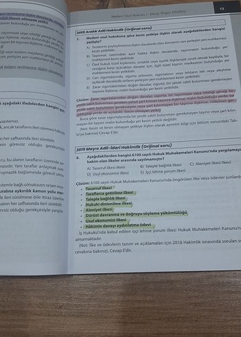 2024 Hukuku Hakimlik Soru Bankası - Necip Özgür Oluklu - Görsel 3