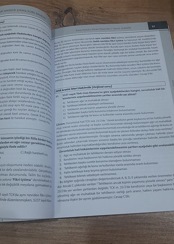 2024 Ceza Hukuku Genel Hükümler Soru Bankası - Görsel 2