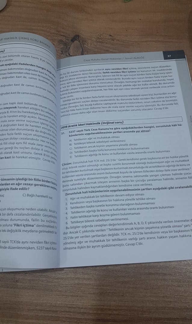 2024 Ceza Hukuku Genel Hükümler Soru Bankası - Görsel 2