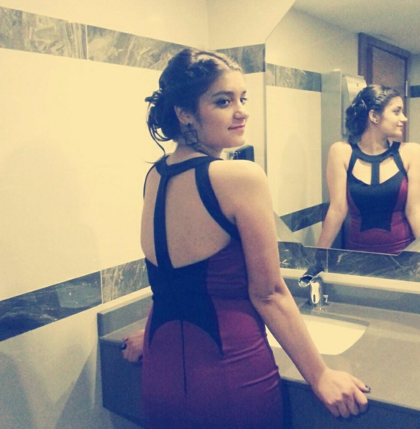 Bordo Parlak Abiye Elbise - Görsel 2