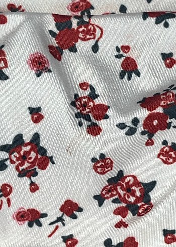 Çiçek Desenli Drapeli Mini Elbise - Görsel 6