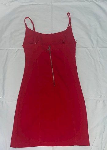 Kırmızı  Mini Elbise - Görsel 2