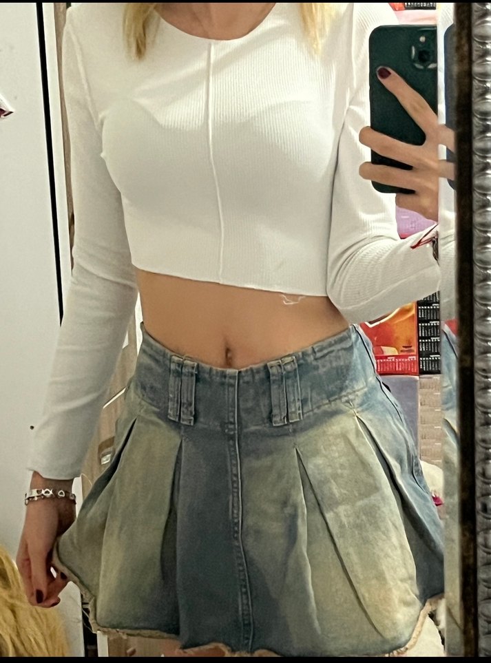 Şortlu etek - Görsel 4