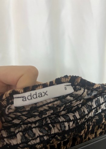 Leopar Desenli Straplez Mini Elbise - Görsel 4