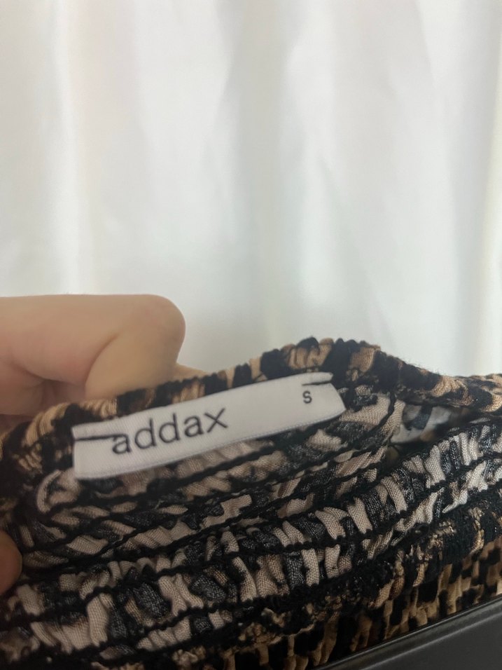 Leopar Desenli Straplez Mini Elbise - Görsel 4