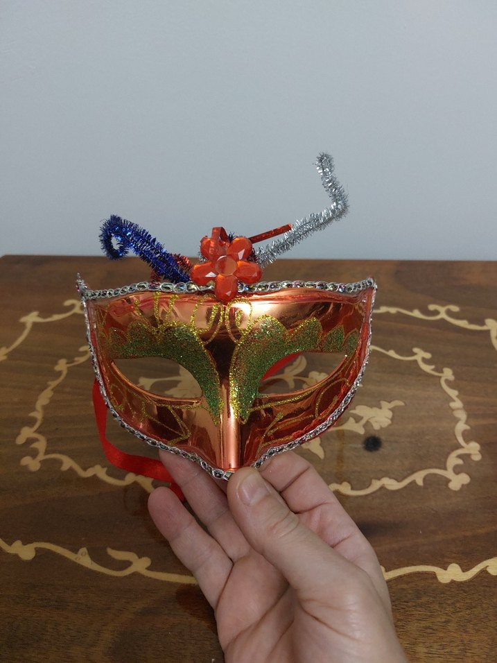 Kadınlar için Renkli Karnaval Maskesi - Görsel 4