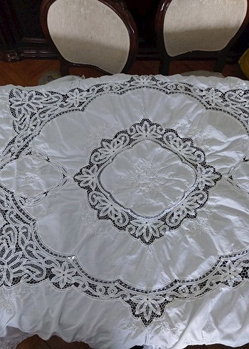 BRÜKSEL RAHİBE İŞİ MASA ÖRTÜSÜ SARARMA OLAN KISIMLARI EKLEDIM - Görsel 3