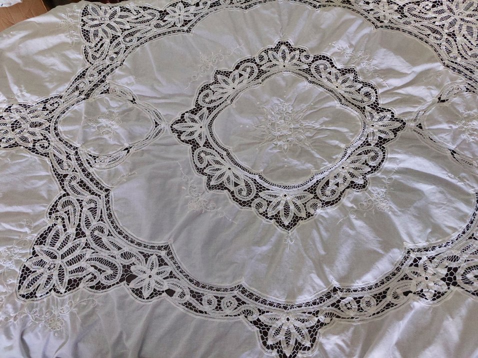 BRÜKSEL RAHİBE İŞİ MASA ÖRTÜSÜ SARARMA OLAN KISIMLARI EKLEDIM - Görsel 4