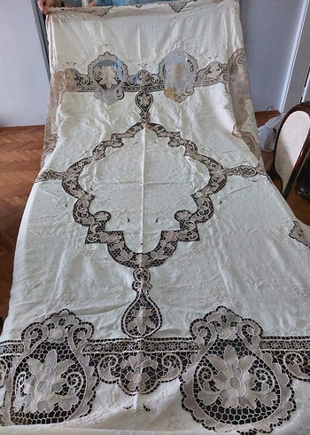 ANGELEZ MASA ÖRTÜSÜ  MINK LEKE VAR GECERMI BILMIYORUM RESIMLERDE - Görsel 3