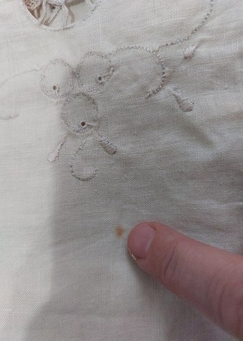 ANGELEZ MASA ÖRTÜSÜ  MINK LEKE VAR GECERMI BILMIYORUM RESIMLERDE - Görsel 8