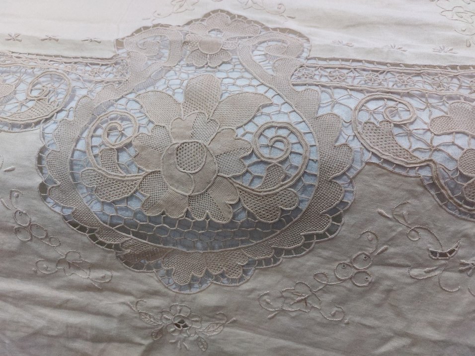 ANGELEZ MASA ÖRTÜSÜ  MINK LEKE VAR GECERMI BILMIYORUM RESIMLERDE - Görsel 5