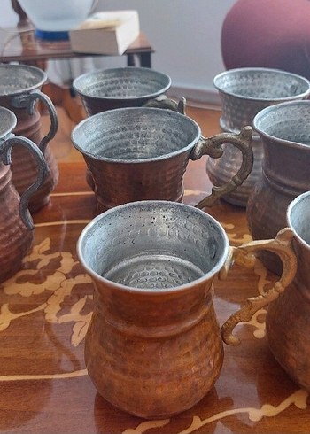 BAKIR BARDAK 8 ADET - Görsel 4