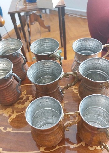 BAKIR BARDAK 8 ADET - Görsel 2