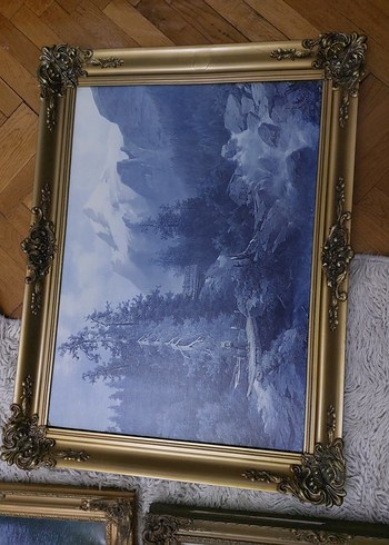 ANTIKA ÇERÇEVE 1 ADET FİYATI MEVCUT BOY 80 E 60CM - Görsel 5