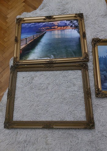 ANTIKA ÇERÇEVE 1 ADET FİYATI MEVCUT BOY 80 E 60CM - Görsel 3