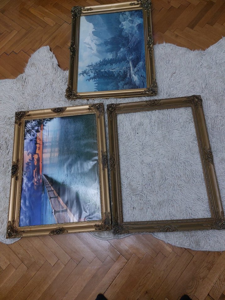 ANTIKA ÇERÇEVE 1 ADET FİYATI  MEVCUT BOY 80 E 60CM - Görsel 2