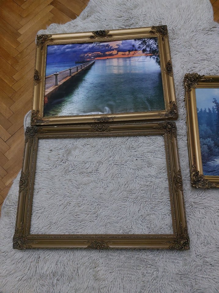 ANTIKA ÇERÇEVE 1 ADET FİYATI  MEVCUT BOY 80 E 60CM - Görsel 3