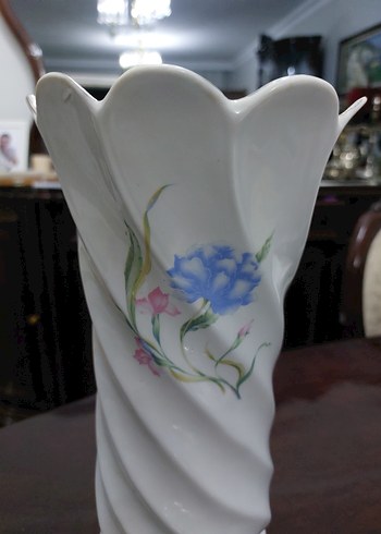 ANTIKA ROMANIA DAMGALI PORSELEN VAZO - Görsel 2