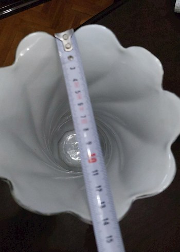 ANTIKA ROMANIA DAMGALI PORSELEN VAZO - Görsel 4