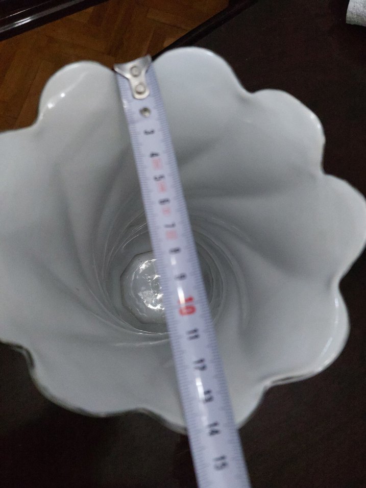 ANTIKA ROMANIA DAMGALI PORSELEN VAZO - Görsel 4