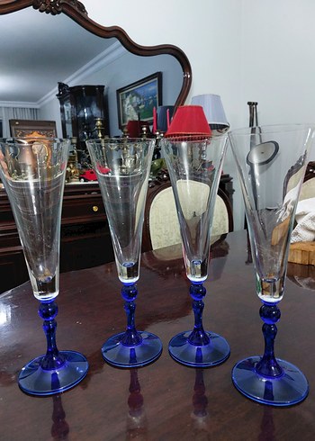 FRANSIZ 4 ADET KADEH BARDAK - Görsel 2