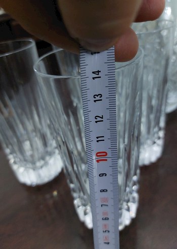 Kristal Sürahi ve 4 Kristal Bardak Seti - Görsel 6