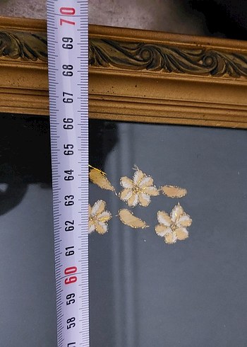 Altın İşlemeli Karanlık Zeminli Hat Tablosu - Görsel 6